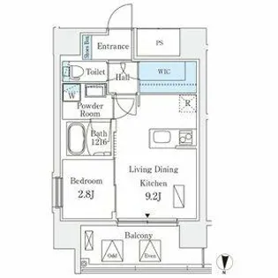 エル・セレーノ新大阪北【7階】の間取り
