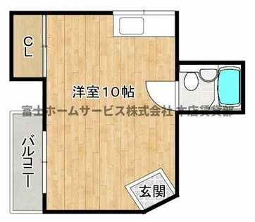 シーズコート住吉【5階】の間取り