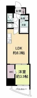 セレニテ梅田ルフレ【8階】の間取り