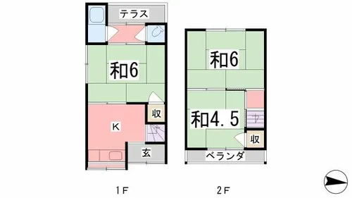 兵庫県姫路市大津区平松【一戸建】の間取り