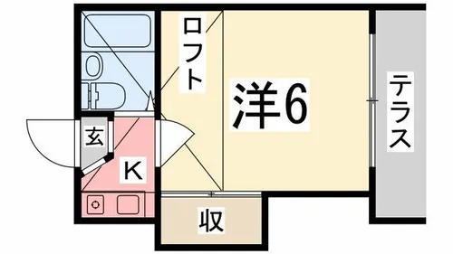 Smile大久保【1階】の間取り