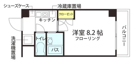 サンビレッジ【4階】の間取り