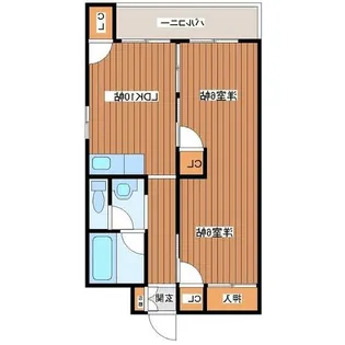 ロイヤルハイツ宏和【2階】の間取り
