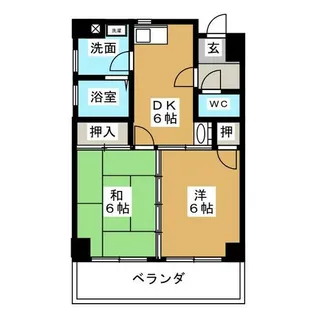 サングリーン新栄【5階】の間取り