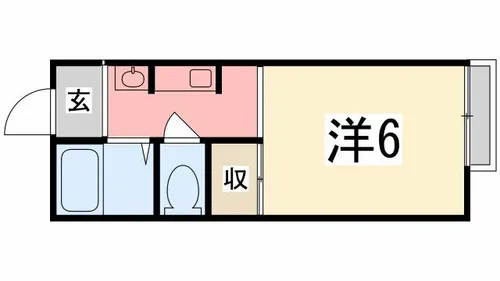JONANハイツ【202号室】の間取り