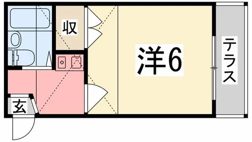 Smile大久保【105号室】の間取り