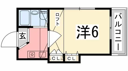 メゾン・T大久保【206号室】の間取り