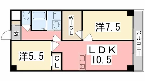 ジョイタウン【303号室】の間取り