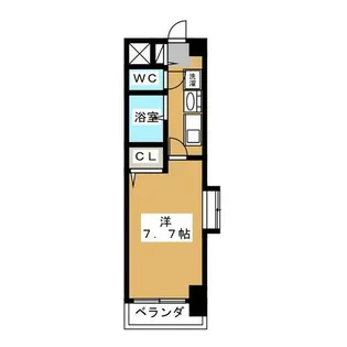 Deux mille deux【8階】の間取り