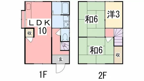 兵庫県姫路市白浜町宇佐崎中3丁目【一戸建】の間取り