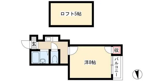 ファミール・エス【202号室】の間取り