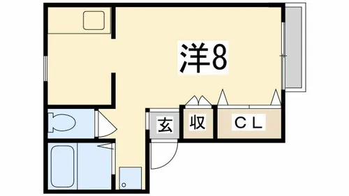 サンライフ松本【201号室】の間取り