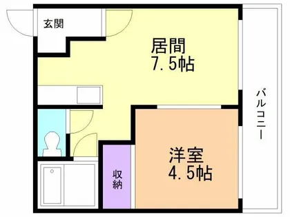 橋本HGビル【301号室】の間取り