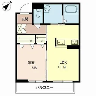シャーメゾンバミューダグラス【2階】の間取り