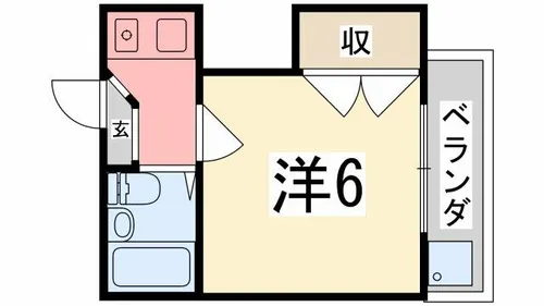 Smile伊伝居【202号室】の間取り