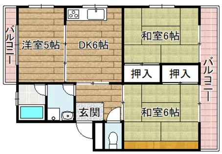 マンションTAKAYAⅠ【302号室】の間取り