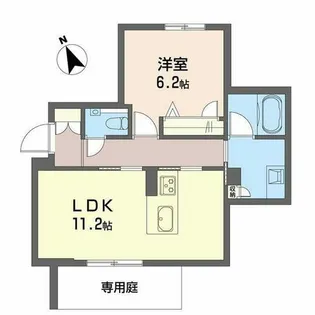 Rio Collina 東山【0103号室】の間取り