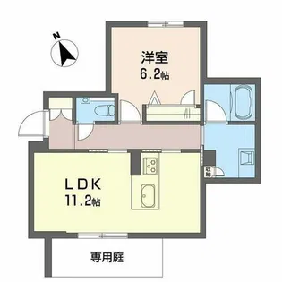 Rio Collina 東山【0103号室】の間取り