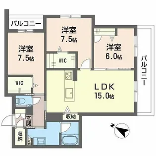 明照庵【0401号室】の間取り