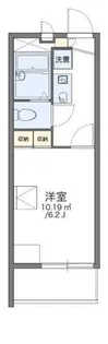 レオパレスアイビーハウス【1階】の間取り