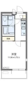 クレイノリンロー【2階】の間取り