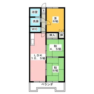 3LDKの間取り画像