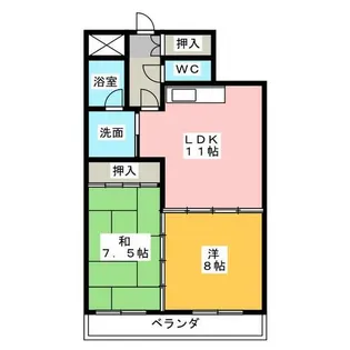 リビュー豊島【503号室】の間取り