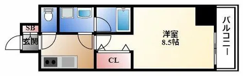 プロシード金山3【6階】の間取り