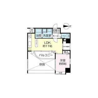 メロディーハイム二条城(0003022)【3階】の間取り