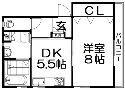ラ・フォート【2階】の間取り