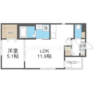 グランツ上新庄【2階】の間取り