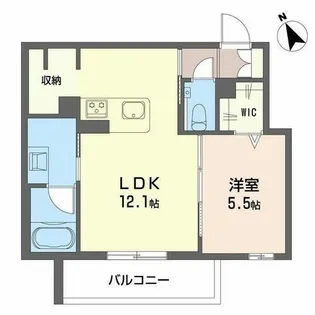 Rio Collina 東山【0302号室】の間取り