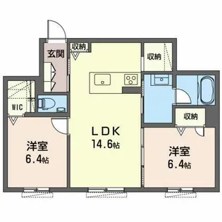 ヴィオレッタ【0103号室】の間取り