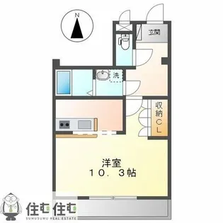 プランドール桜【505号室】の間取り