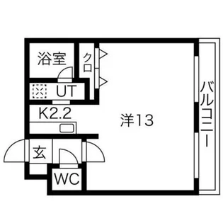 ノヴァ円山公園【4階】の間取り