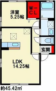アルティスタ A棟【201号室】の間取り
