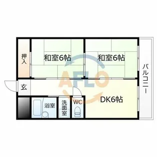 上垣第三ビル【7階】の間取り