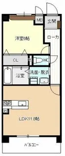 ホームクラルス【2階】の間取り
