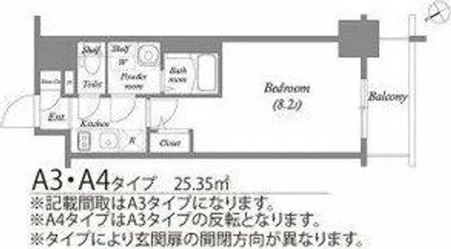 エスリード新栄プライム【11階】の間取り