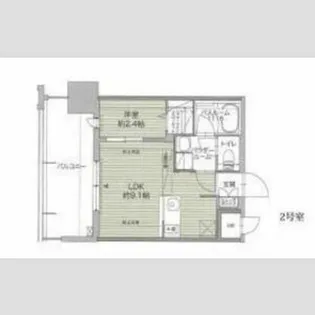 グランフォーレ博多ウォーターフロント【10階】の間取り