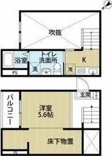 コンフォート宝生(コンフォートホウショウ)【1階】の間取り