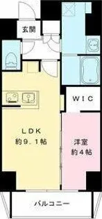 グランパークコート【5階】の間取り