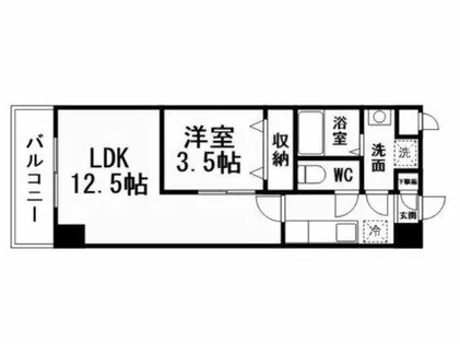 堺町センタービル【9階】の間取り