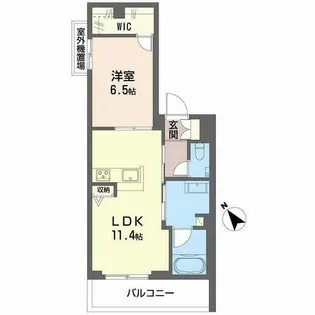 ラ ピエノ【0302号室】の間取り