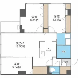 MODENA SIAN【6階】の間取り