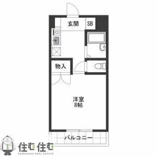 サン・ミヨシ【205号室】の間取り
