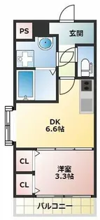エンブレイス博多駅南【2階】の間取り