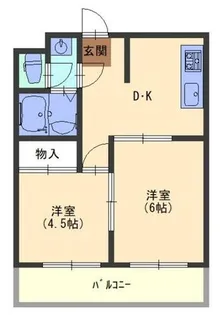 マンションアフルエンス【5階】の間取り