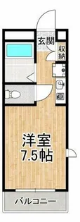 スプリングコートFJK【1階】の間取り