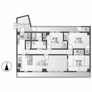 HAKビル【502号室】の間取り
